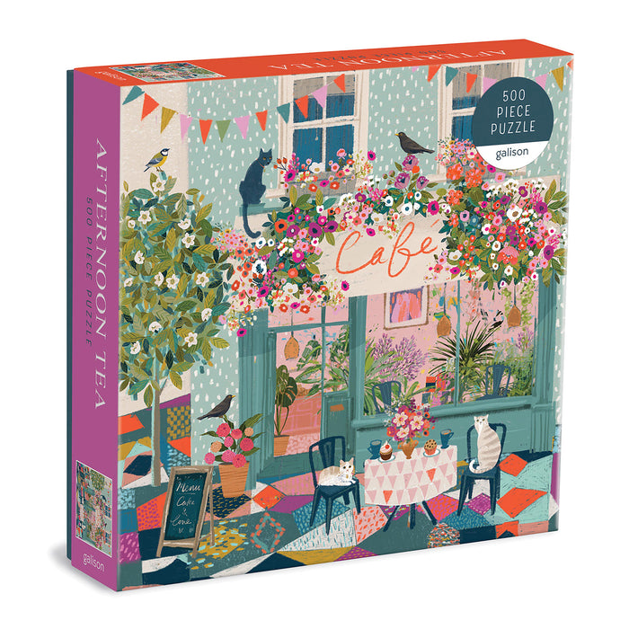Galison Victoria Ball Afternoon Tea Puzzle - 500pcs Multi-Coloured