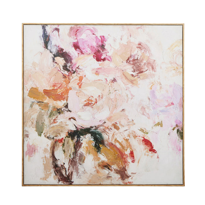 Amalfi Bloom Hand Finished Wall Art Multi-Coloured