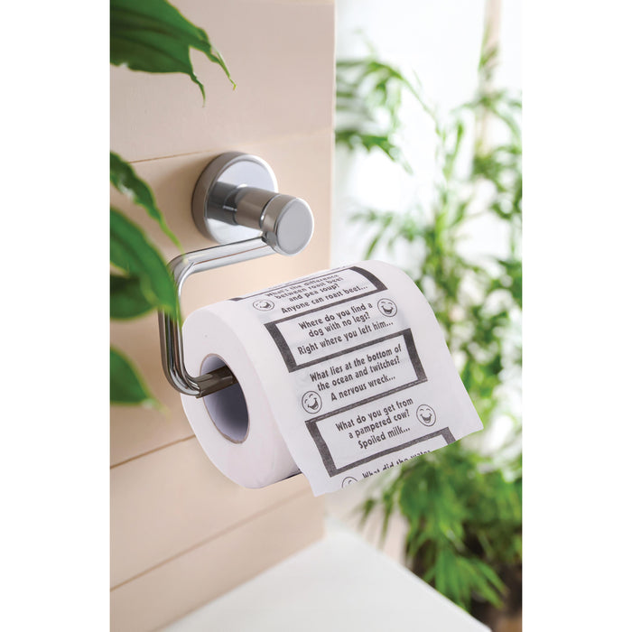 Maverick Laughter For The Lavatory Novelty Toilet Paper Black & White