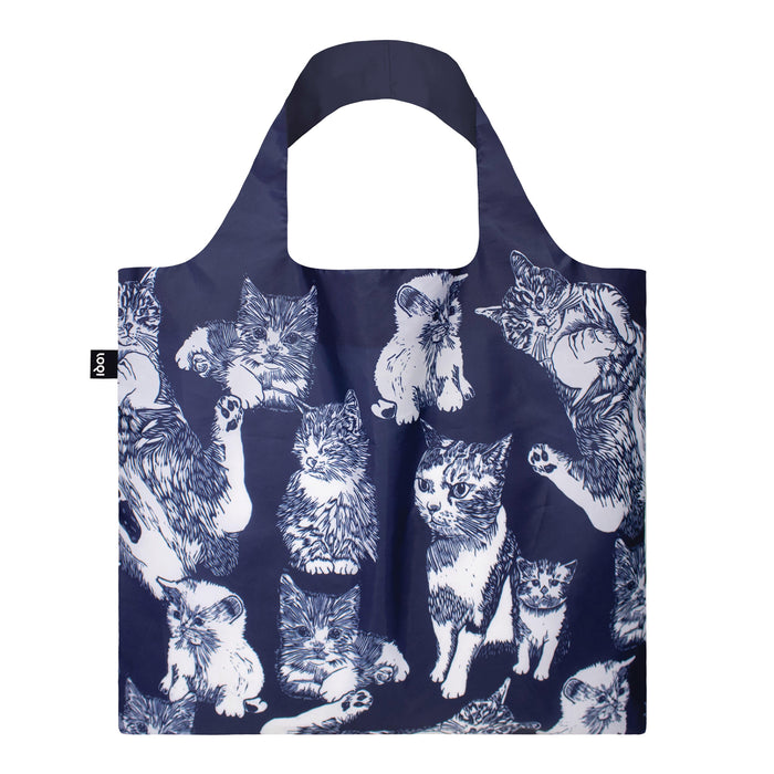 LOQI Red Poppy Bee Cats Bag Multi