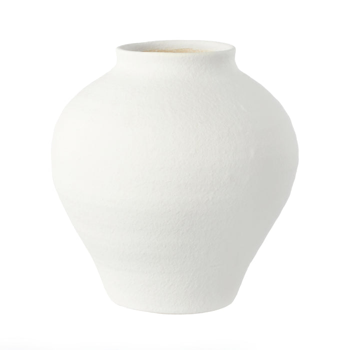 Amalfi Kamari Clay Vase Medium White