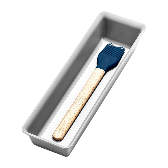 NARROW STORAGE BIN 32.5 X 9.7 X 5.1CM SOFT GREY