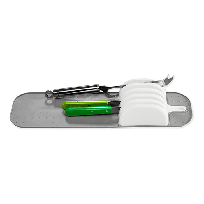 SMALL IN-DRAWER KNIFE MAT 38.4 X 10.6 X 5.4CM WHITE