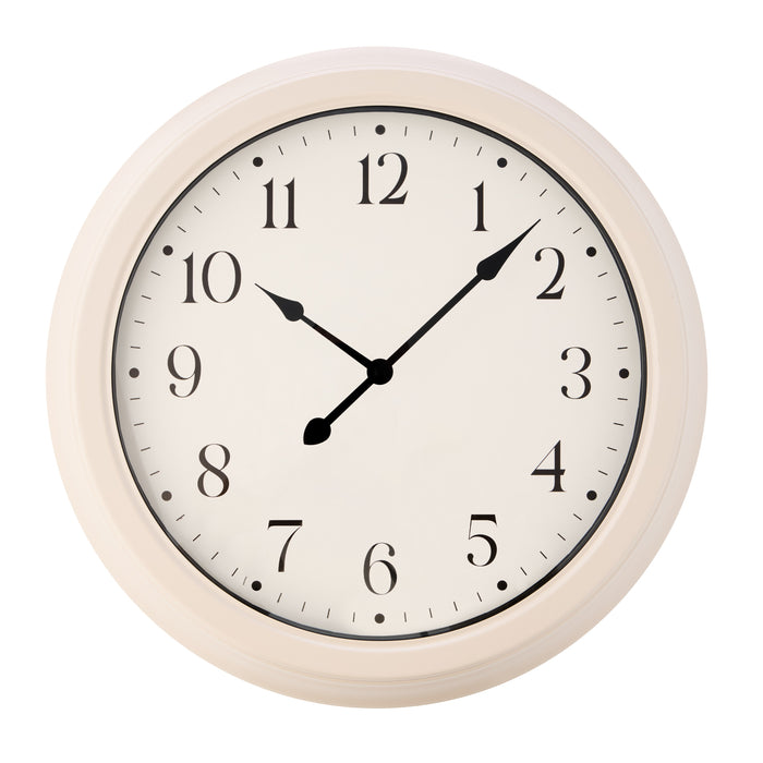 Society Home Marlow Wall Clock White & Cream