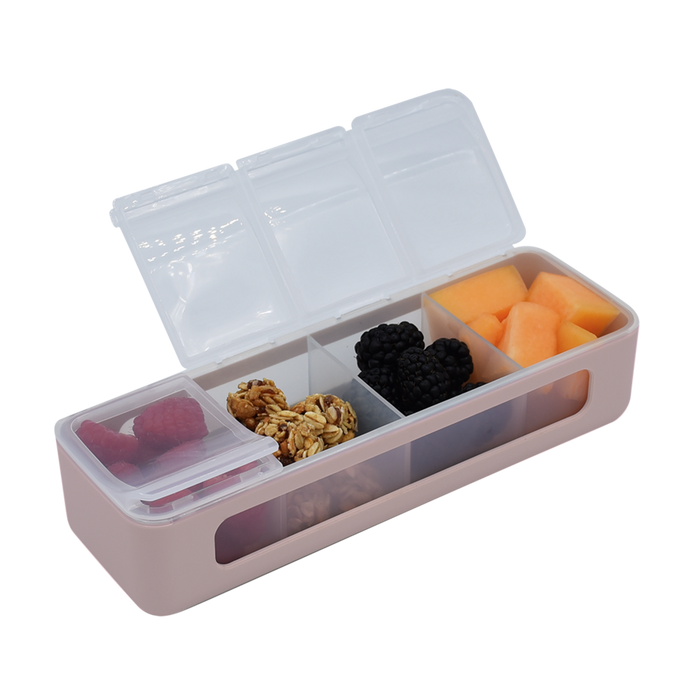 4 COMPARTMENT SNACKLE BOX PINK