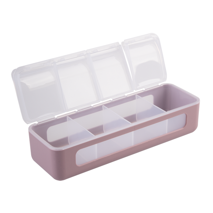 4 COMPARTMENT SNACKLE BOX PINK