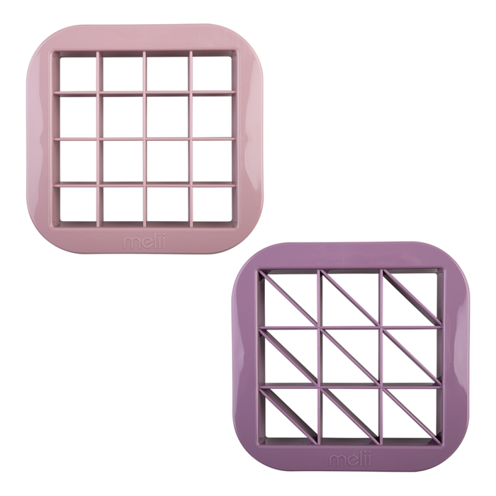BITE SIZE SANDWICH CUTTERS SET 2 PINK - PURPLE