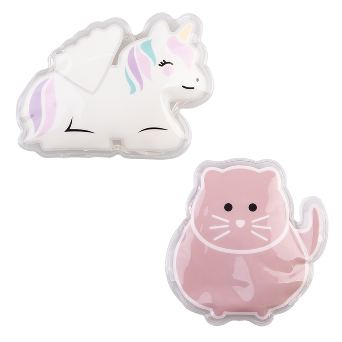 GEL ICE PACKS SET 2 (UNICORN - CAT)