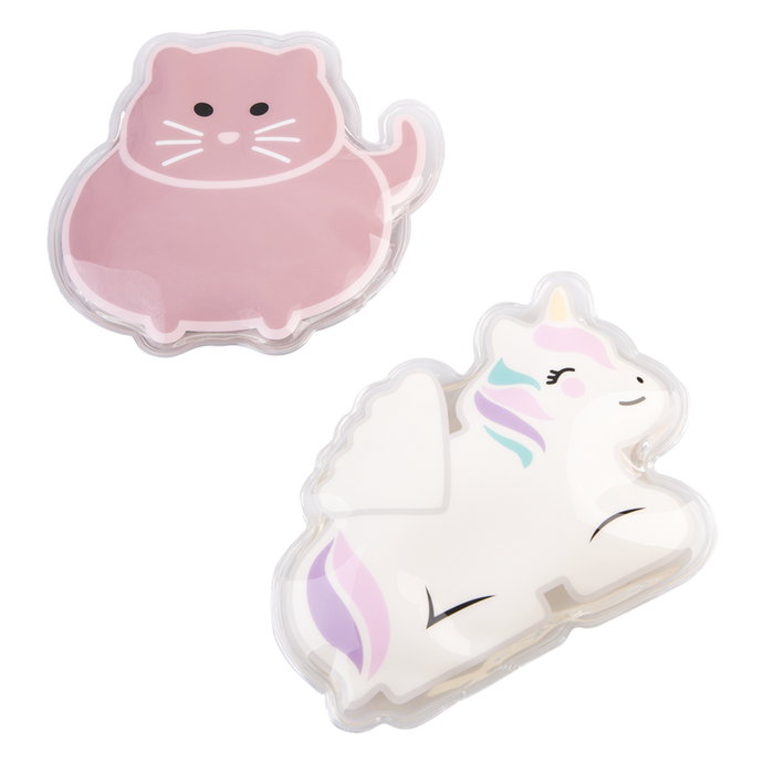 GEL ICE PACKS SET 2 (UNICORN - CAT)