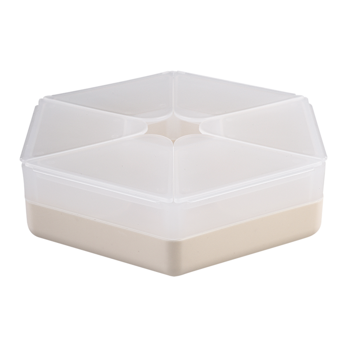 HEXAGON SNACKLE BOX IVORY