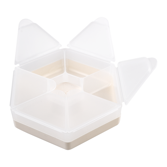 HEXAGON SNACKLE BOX IVORY