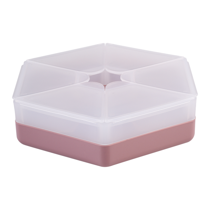 HEXAGON SNACKLE BOX PINK