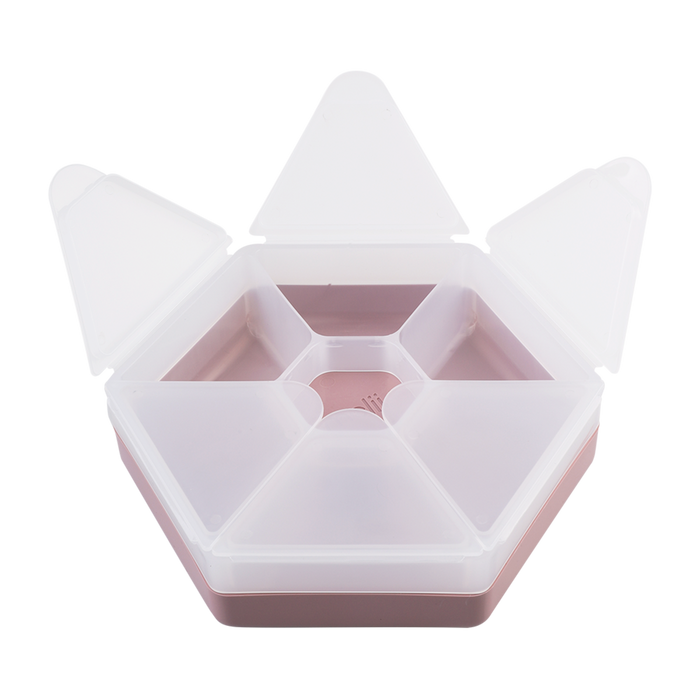 HEXAGON SNACKLE BOX PINK