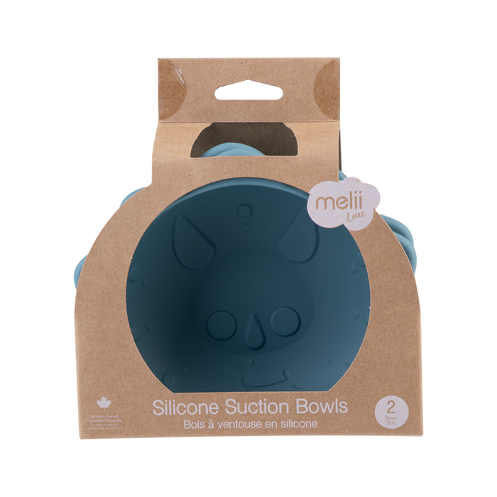 SILICONE SUCTION BOWLS 2 PK DINOSAUR