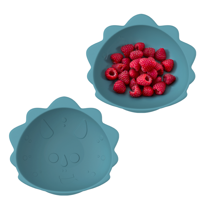 SILICONE SUCTION BOWLS 2 PK DINOSAUR