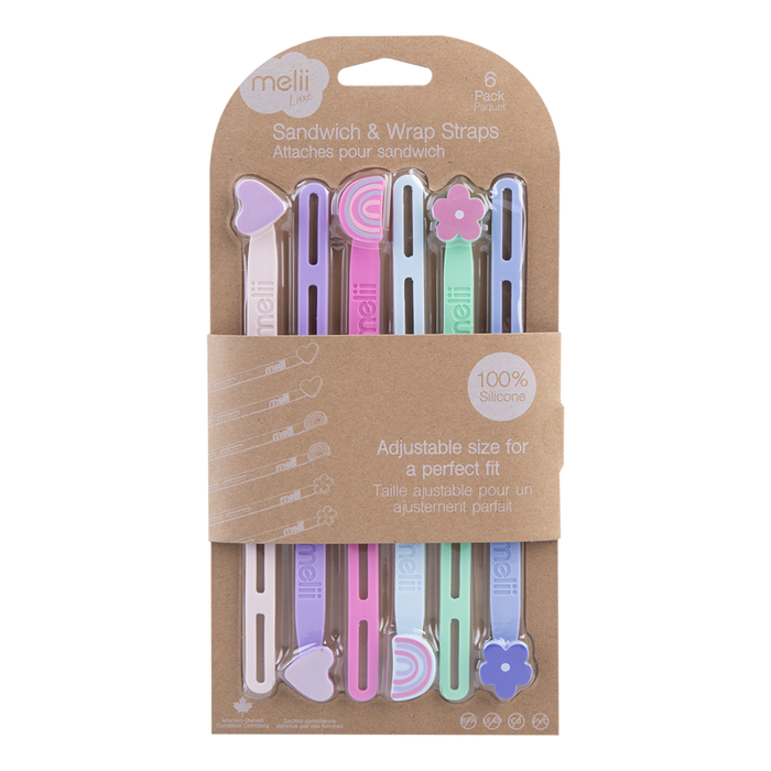 SILICONE WRAP BANDS (FLOWER - HEART - RAINBOW)
