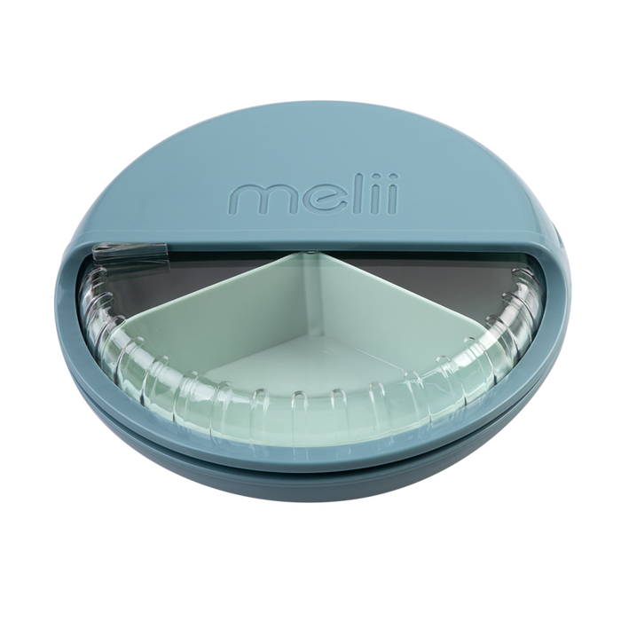 SPIN SNACK CONTAINER BLUE