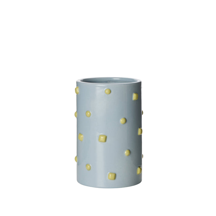 Emporium Bejeweled Vase Blue & Green