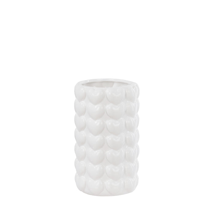 Emporium Sweetheart Vase Medium White