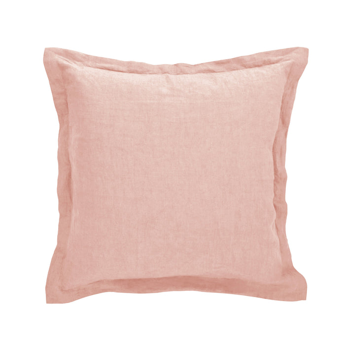 Amalfi Cove Linen Cushion Pink