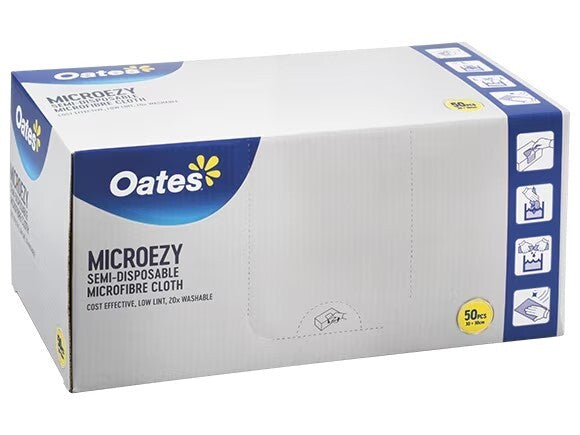 Oates MF-036B Microezy S/Dis Mf Clth Blu 50pk