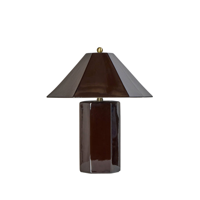 Amalfi Kairo Table Lamp Brown