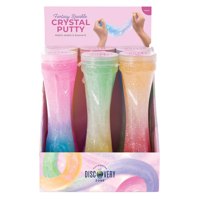 Discovery Zone Fantasy Sparkle Crystal Putty CDU 6pcs