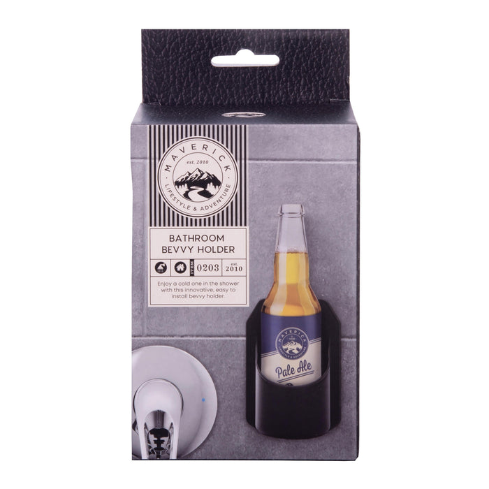 Maverick Bathroom Bevvy Holder Black