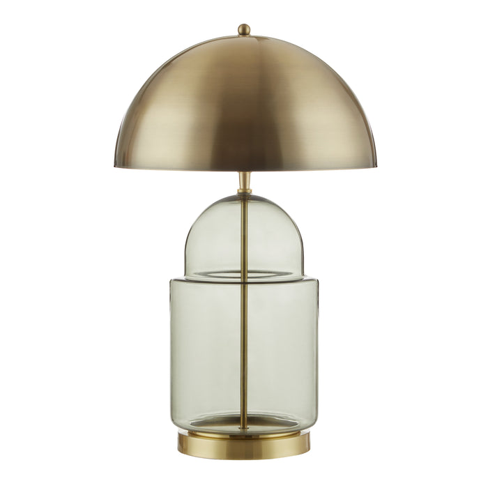 Amalfi Walter Domed Table Lamp Green