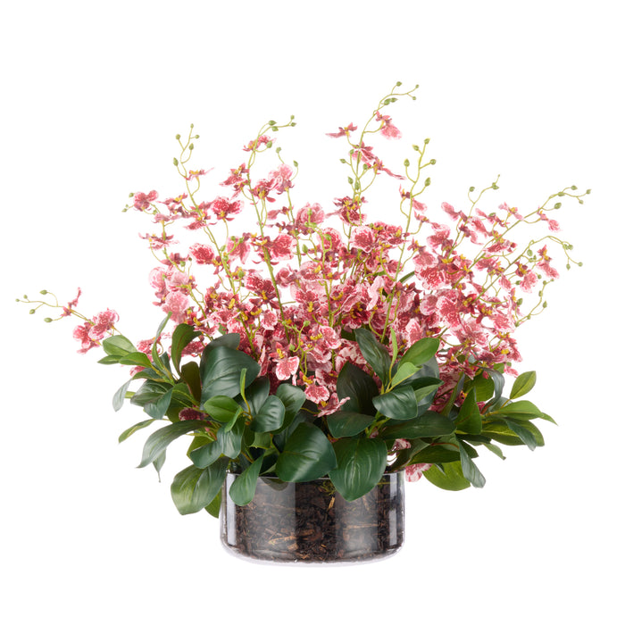 Rogue Dancing Orchid - Small Madelyn Bowl Burgundy