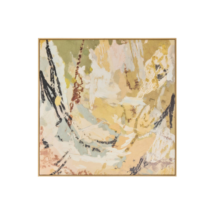 Amalfi Golden Trace Wall Art Multi-Coloured