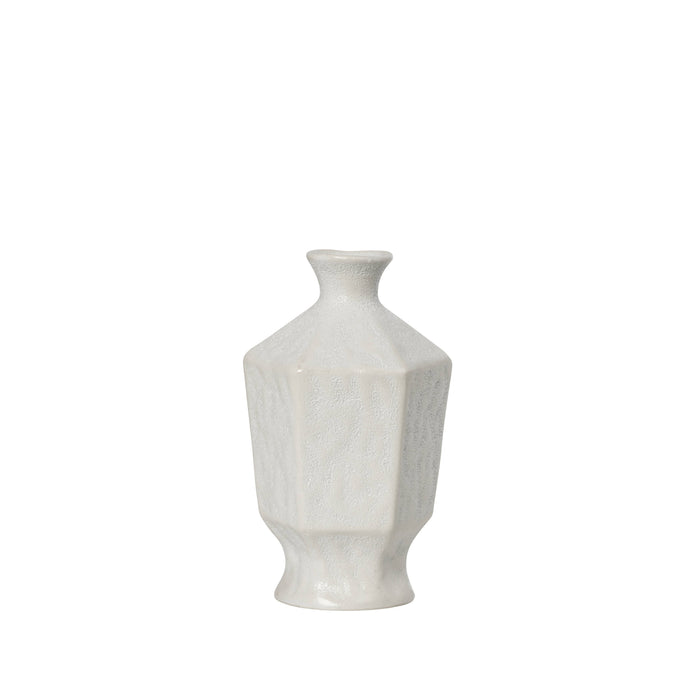 Amalfi Lido Vase White Pebble