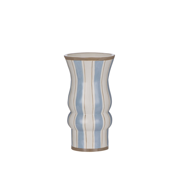 Emporium Thea Vase Large Blue & Brown