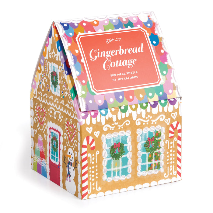 Galison Joy Laforme Gingerbread Cottage Puzzle 500pcs Multi-Coloured