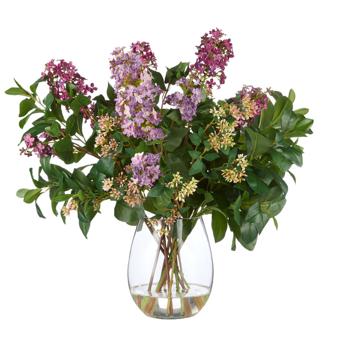 Rogue Lilac Garden Mix - Claire Vase Purple