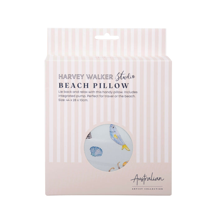 The Australian Collection Inflatable Beach Pillow Sylvia Harvey Walker