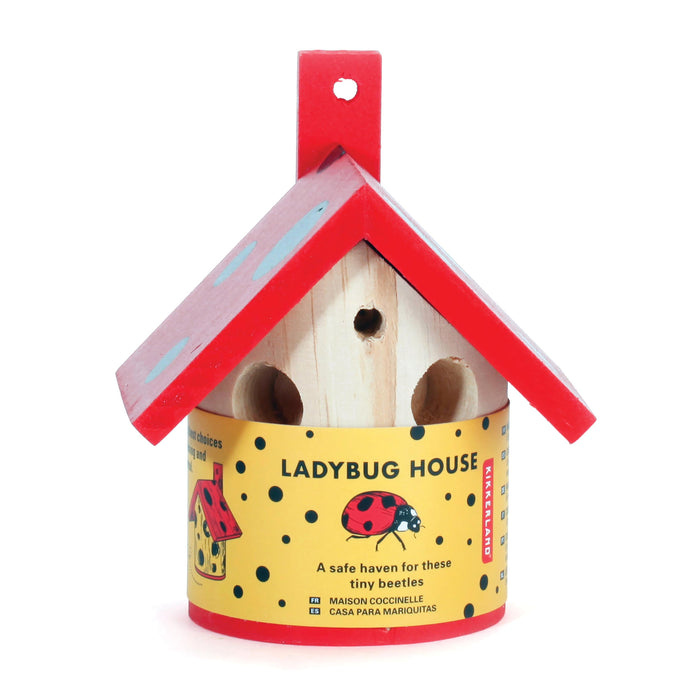 Kikkerland Lady Bug House Natural