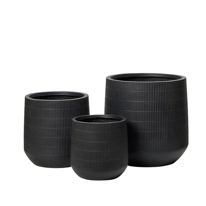 Rogue Otto Planter 3pcs Set Black
