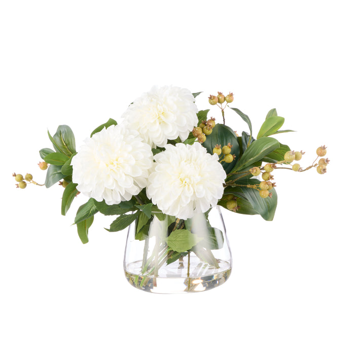 Rogue Chrysanthemum Berry - Classic Bowl White