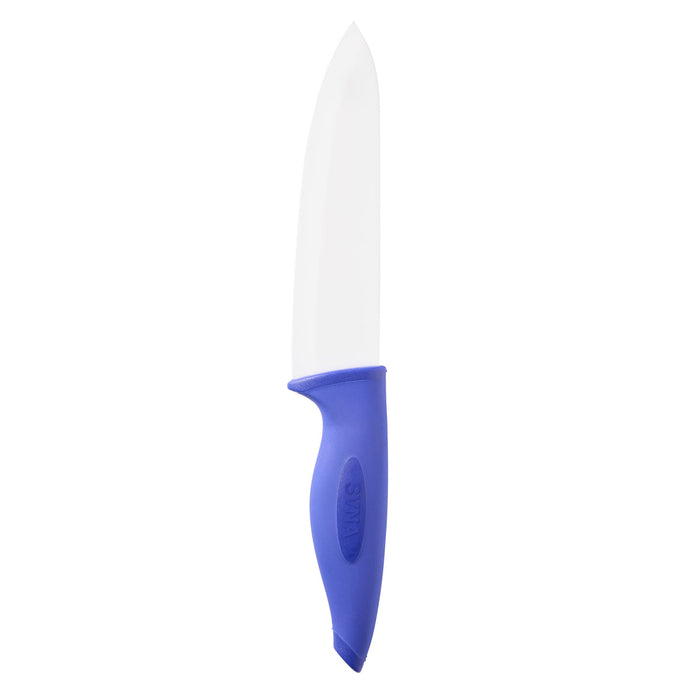 SVNA Ceramic Chef's Knife & Sheath Blue