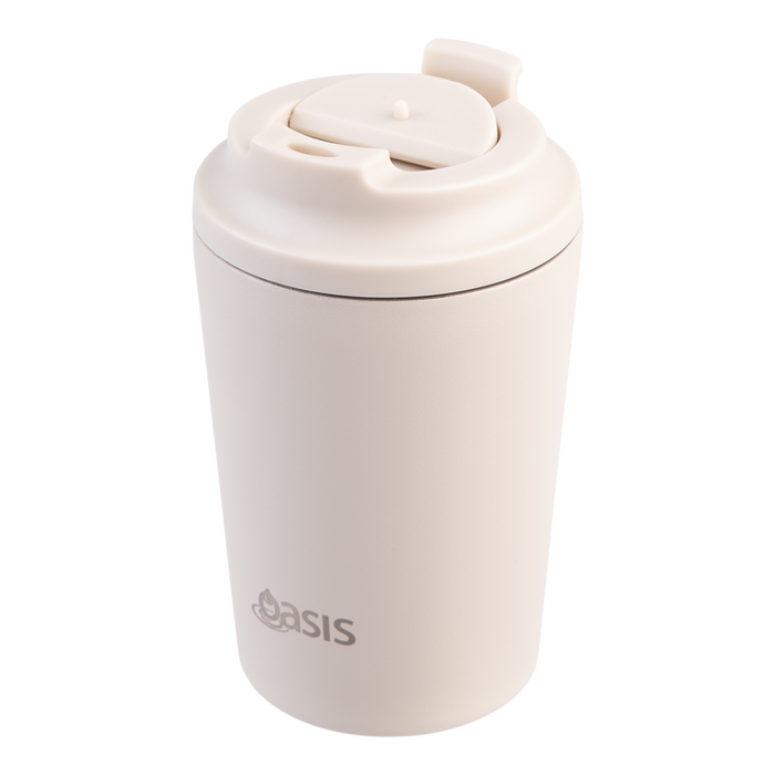 CERAMIC LINED S/S D/WALL INS. COFFEE CUP 235ML OAT