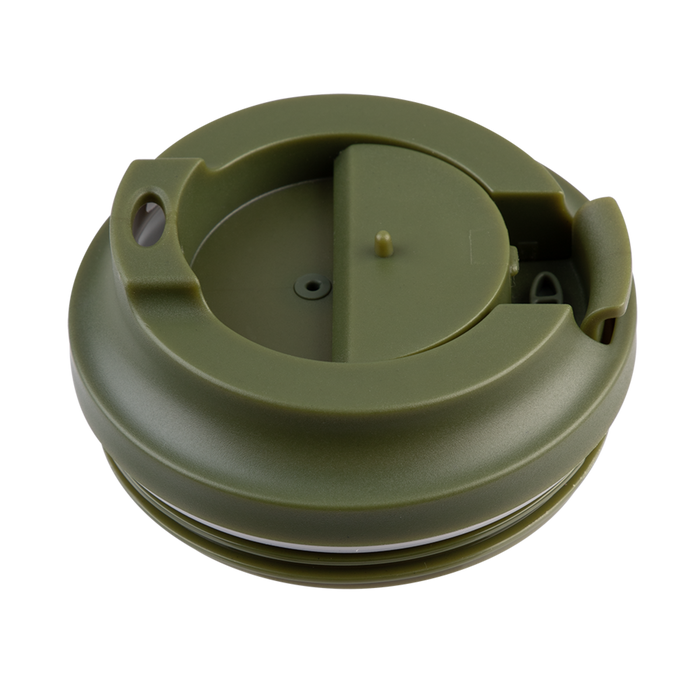 CERAMIC LINED S/S D/WALL INS. COFFEE CUP 360ML FOREST GREEN