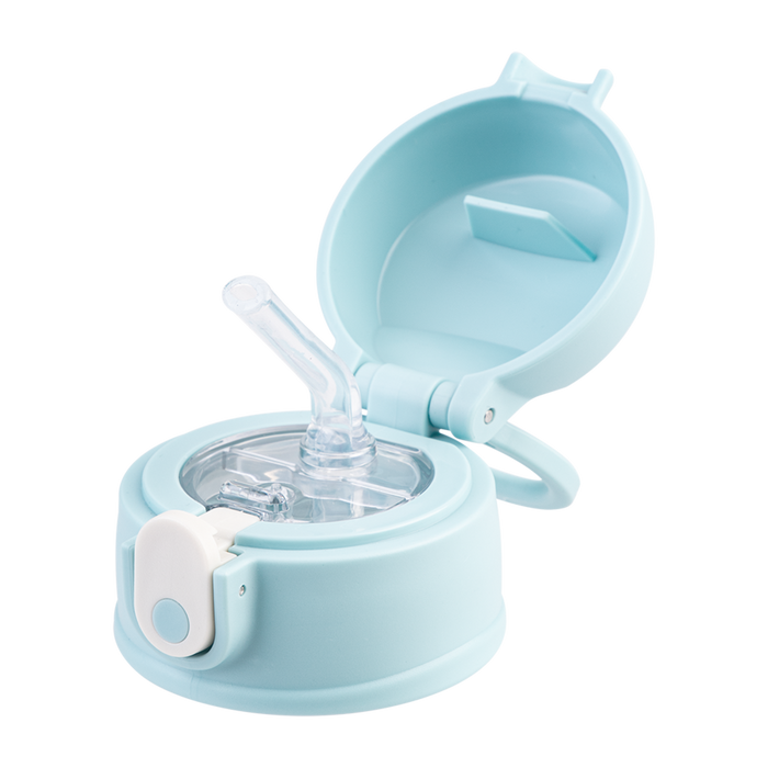 S/S D/WALL INS. KID'S DRINK BOTTLE W/ SIPPER STRAW 550ML CHECK IT OUT