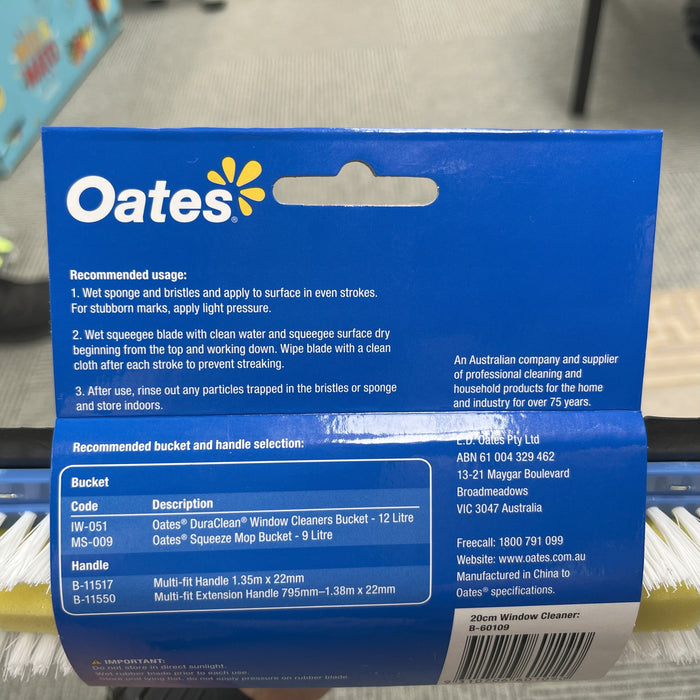 Oates 8" Window Cleaner B-60109