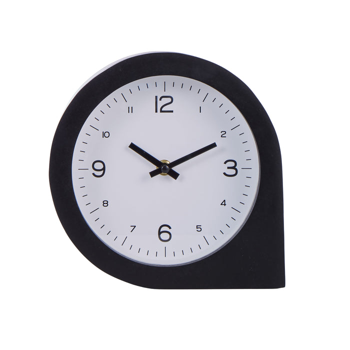 Amalfi Kasai Wooden Table Clock Black