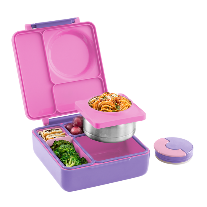 OMIEBOX HOT & COLD BENTO BOX PINK BERRY