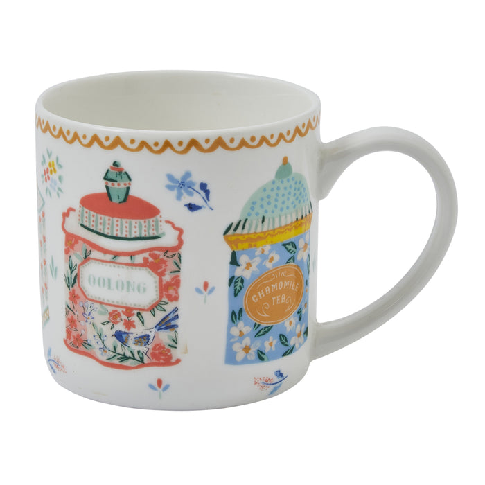 Ulster Weavers Tea Tins New Bone China Mug Multi-Coloured