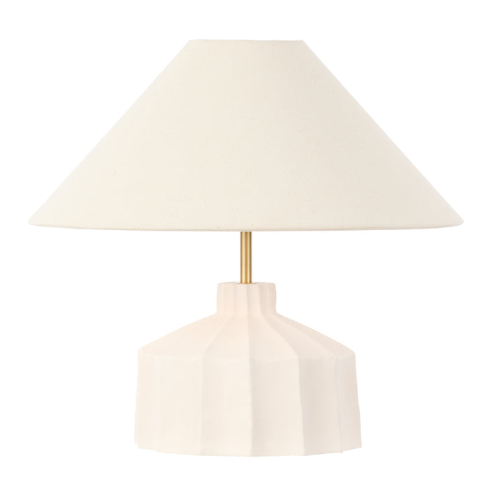 Amalfi Lutton Table Lamp Taupe & Natural