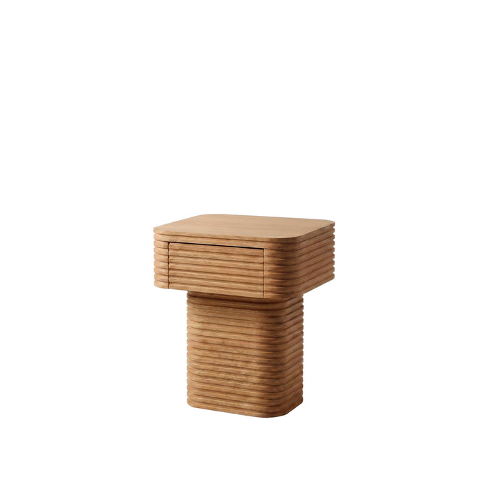 Amalfi Haven Side Table Natural Oak