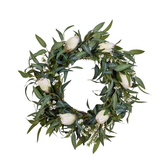 Rogue Pitaya Eucalyptus Wreath Cream & Green